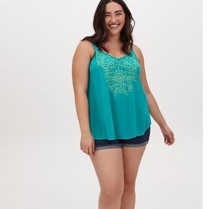 Torrid Teal Tank Top
